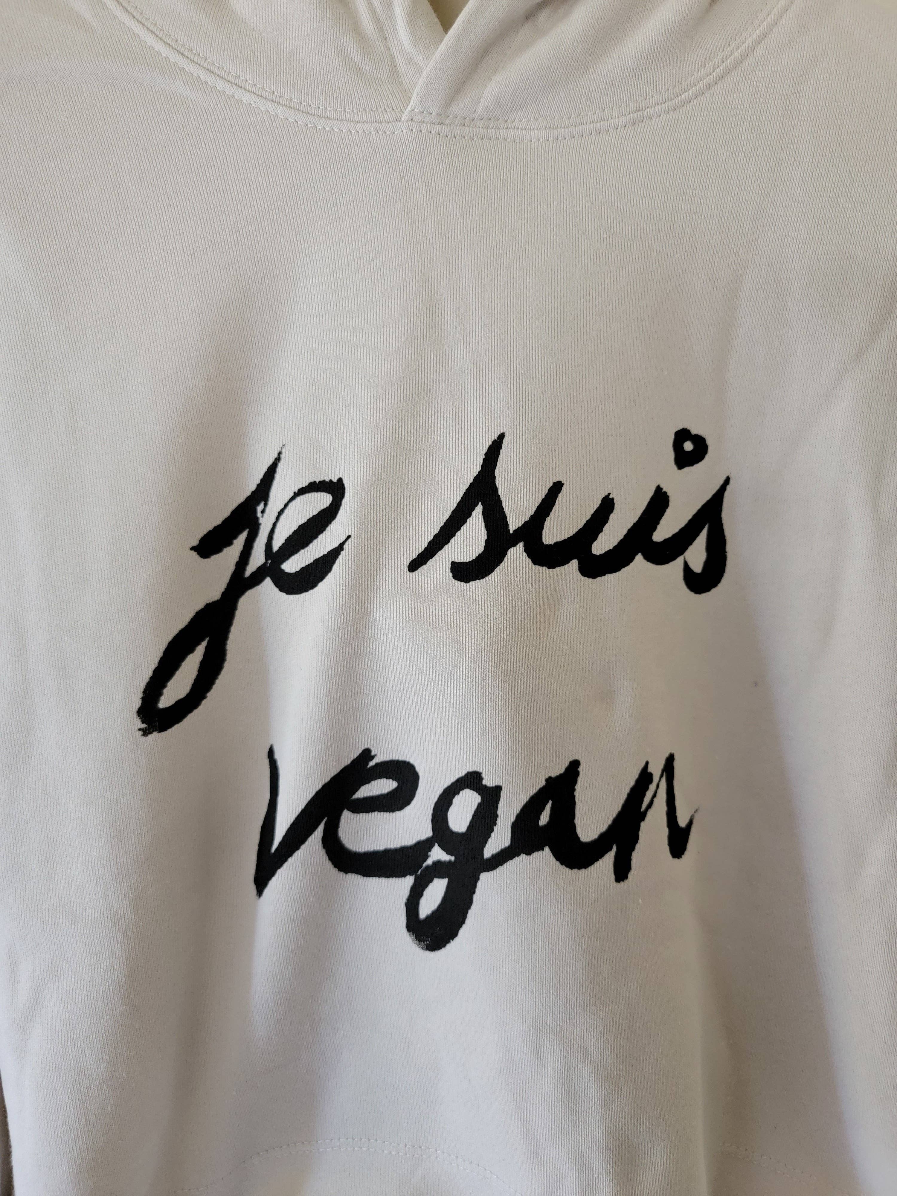 Vegan Club - Wholesale Hoodie - Women's - Short Waist Sweater Je Suis Vegan2
