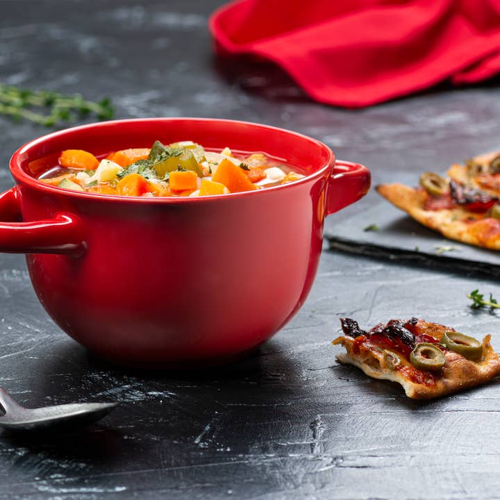 Kook - Wholesale Serve Bowl - Kook Ceramic Soup Crocks, 18 oz, Set of 425