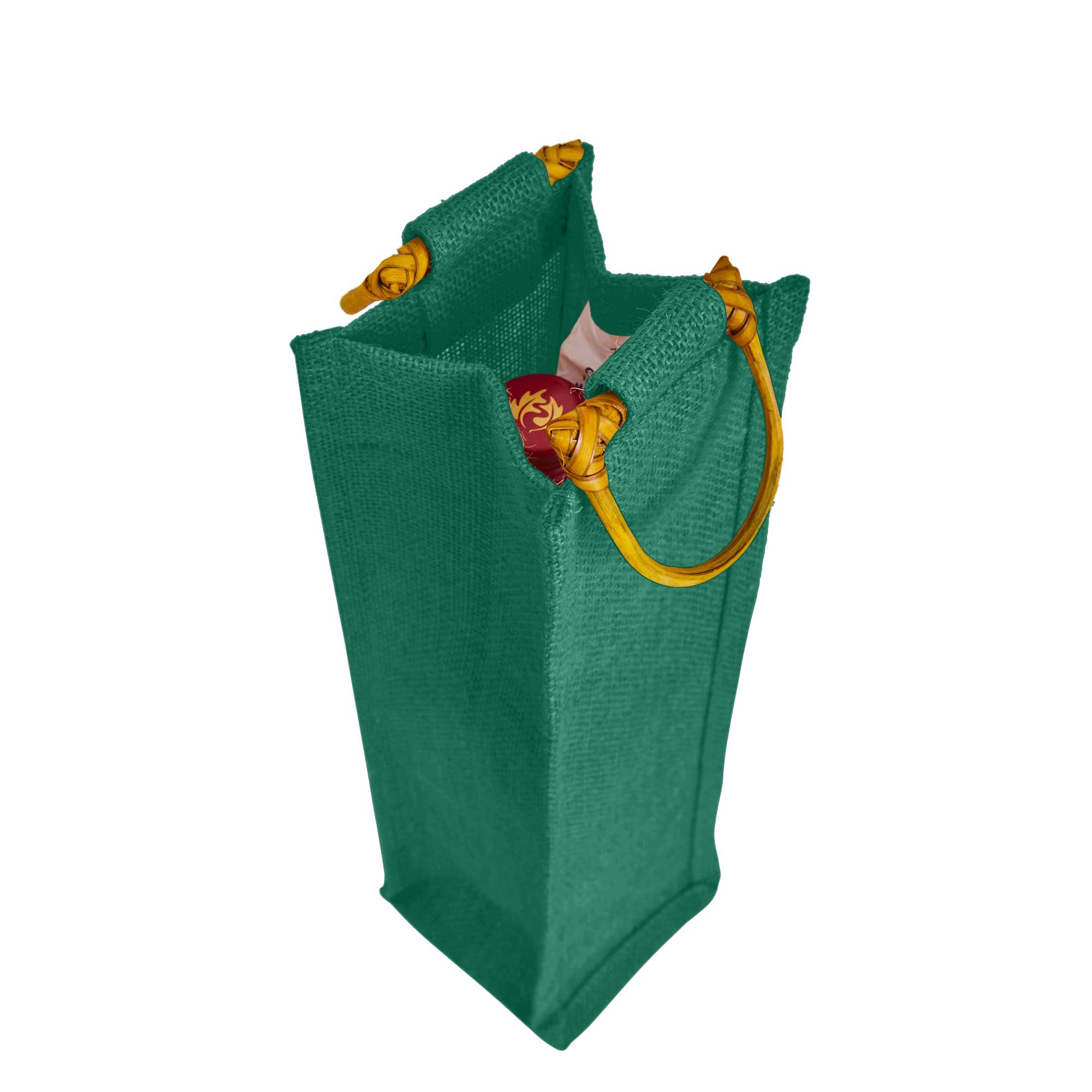 ecojutebags - Wholesale Wine Gift Bag - Eco Jute Wine Bags  7-Pack with Wooden D Handles for Gifting20