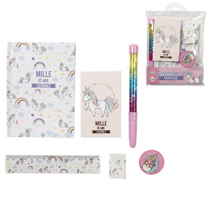 TSJJ - Wholesale Stationery/Notecard Set - Acc Unicorn Stationery