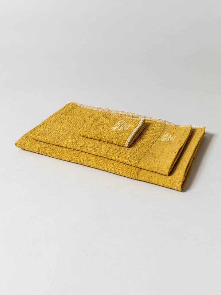 Asciugamano leggero Moku - Mostard per la vendita all'ingrosso da parte di Morihata International Ltd. Co.