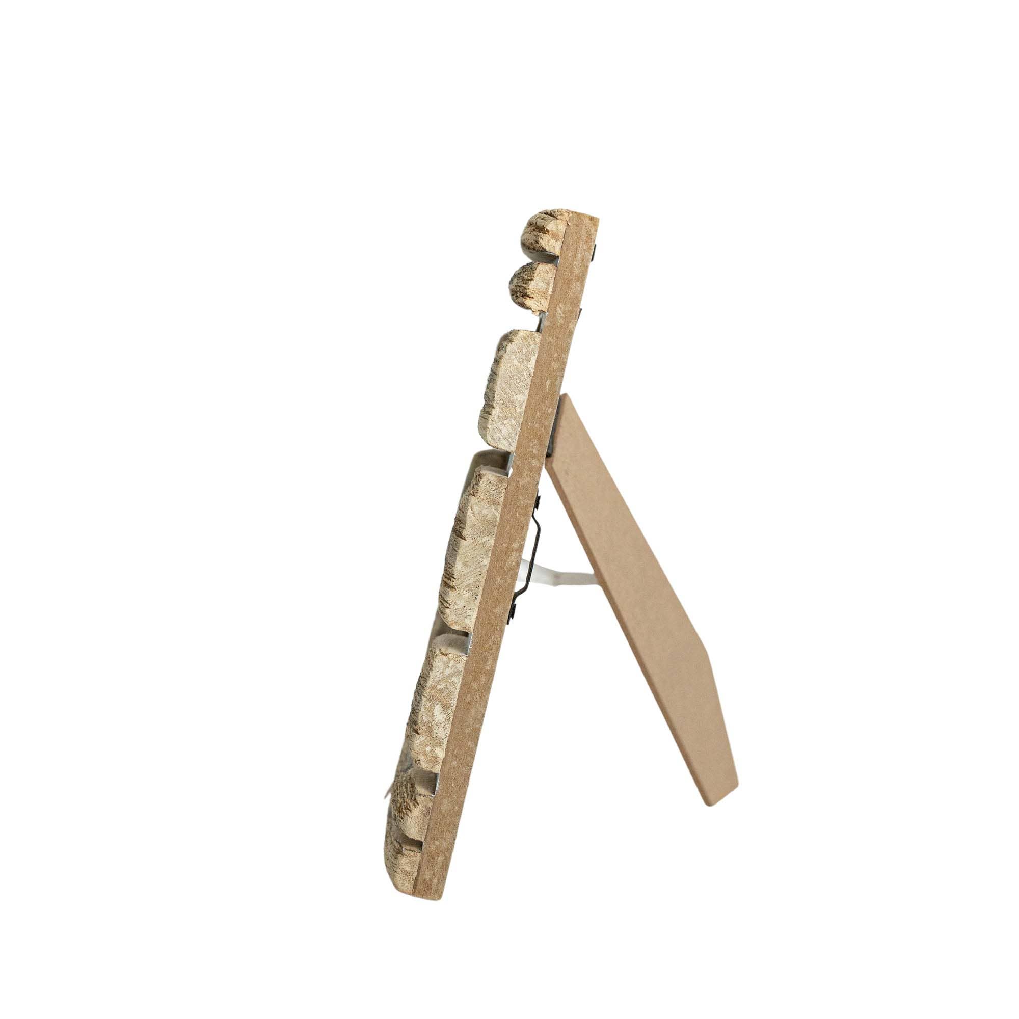 Foreside Home & Garden - Wholesale Picture Frame - Turner 4x6 Photo Striped Driftwood Picture Frame Wood3