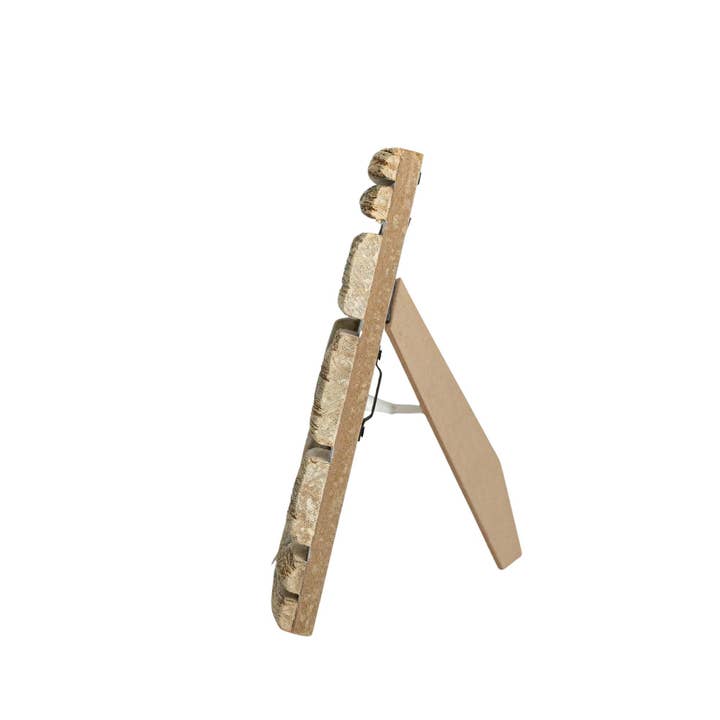 Foreside Home & Garden - Wholesale Picture Frame - Turner 4x6 Photo Striped Driftwood Picture Frame Wood3