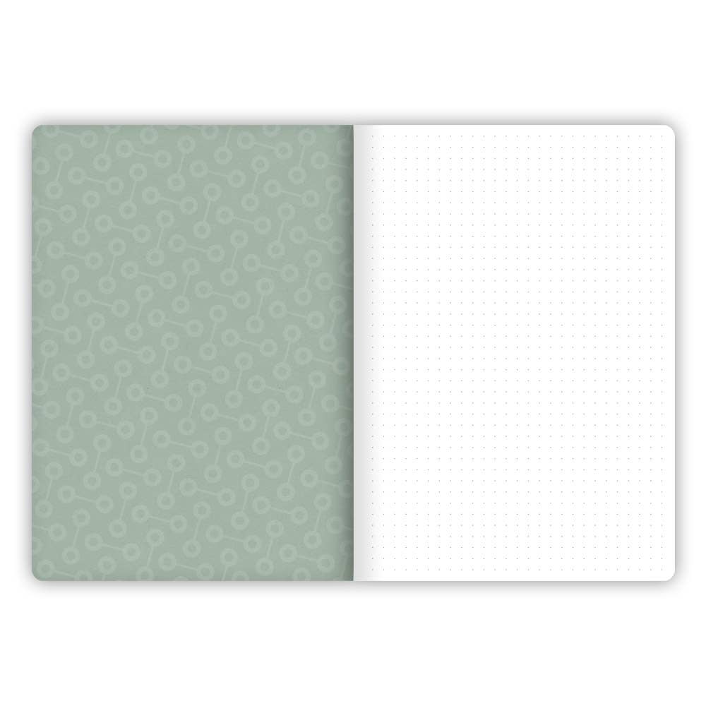 etmamu – Engroshandel Notesbog – Sæt med 4 notebooks mønstre3