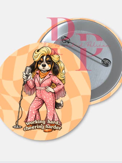 Botón de día de juego de 3 pulgadas de los Tennessee Vols para venta al por mayor de The Panicked Pelican