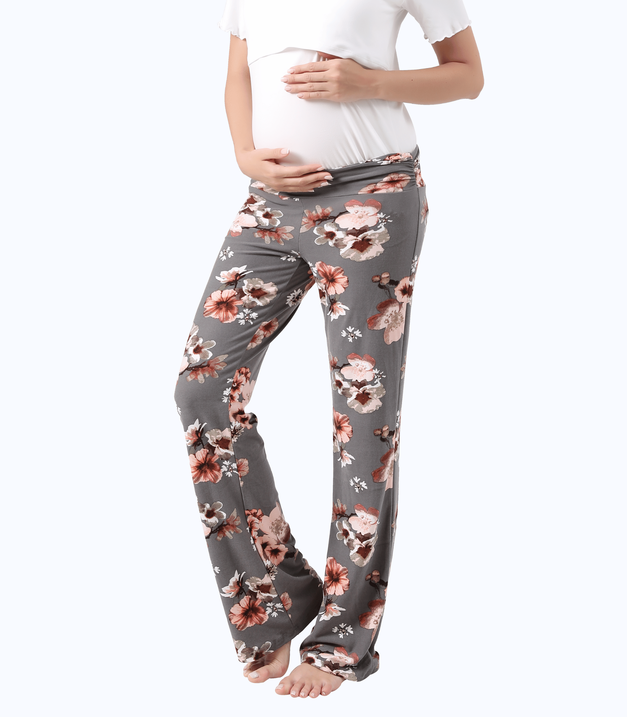 Alina Mae Maternity - Wholesale Pants - Maternity - Maternity Pajama Pants - Below Bump Postpartum Pant7
