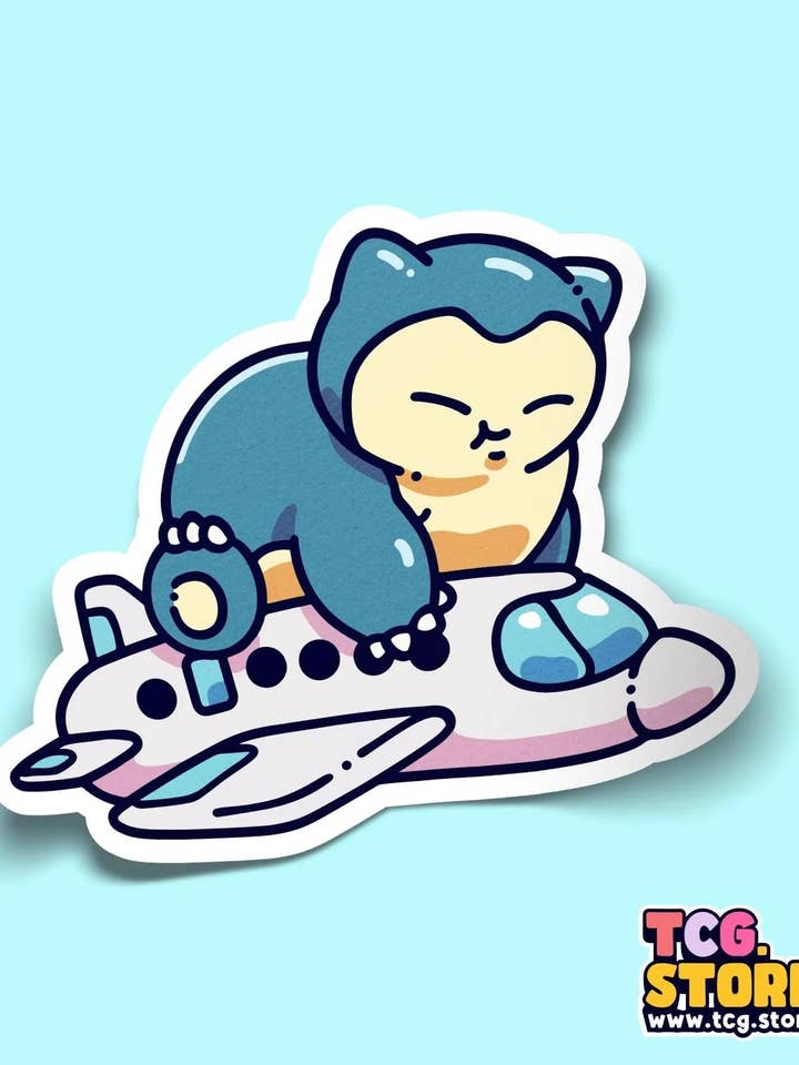 Snorlax Pokémon Sticker: Travel for wholesale by TCG.Store - TCGDOTSTORE