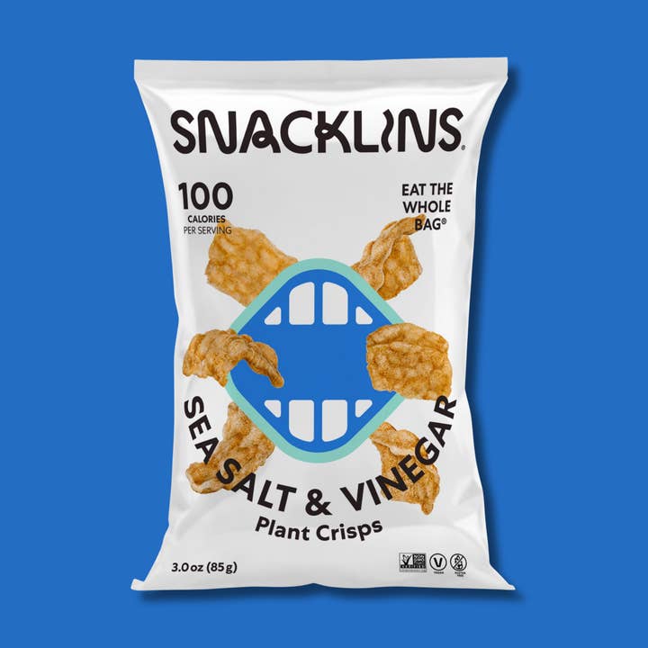 Sea Salt & Vinegar Snacklins (12ct - 3 oz) for wholesale by Snacklins