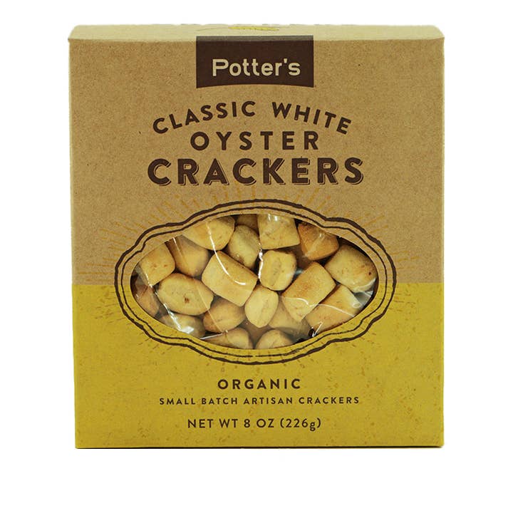 Potter’s Crackers - Wholesale Crackers - Potter's Crackers Organic Classic White Oyster Crackers