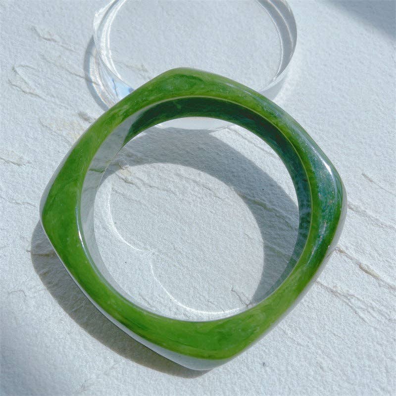 Dipped Shop - Vente Bracelet jonc - Bracelets en acrylique colorés et irréguliers DP25B57015