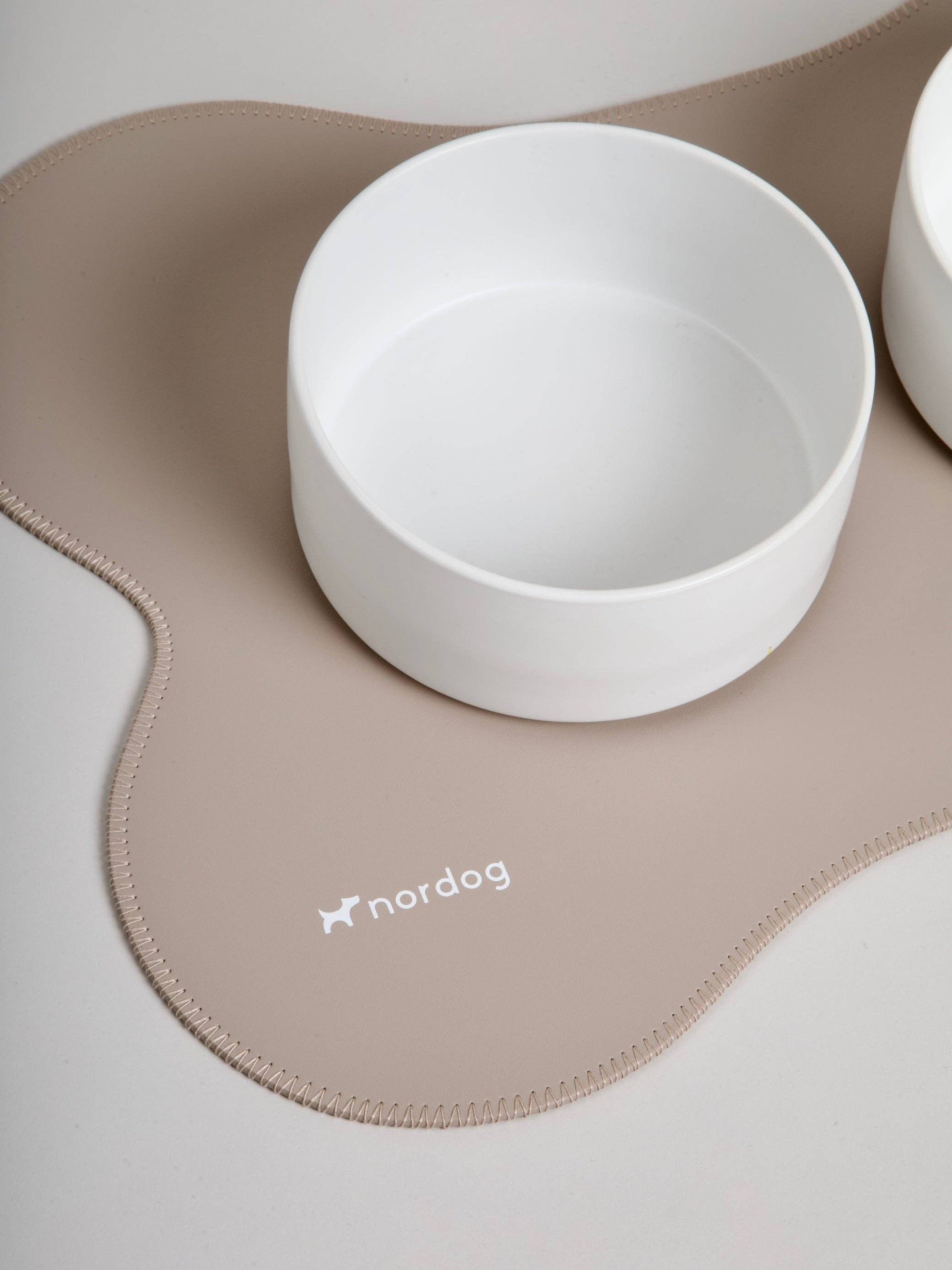 Nordog - Wholesale Pet Food Mat - Dog - Placemat for dog bowls (cappuccino)2