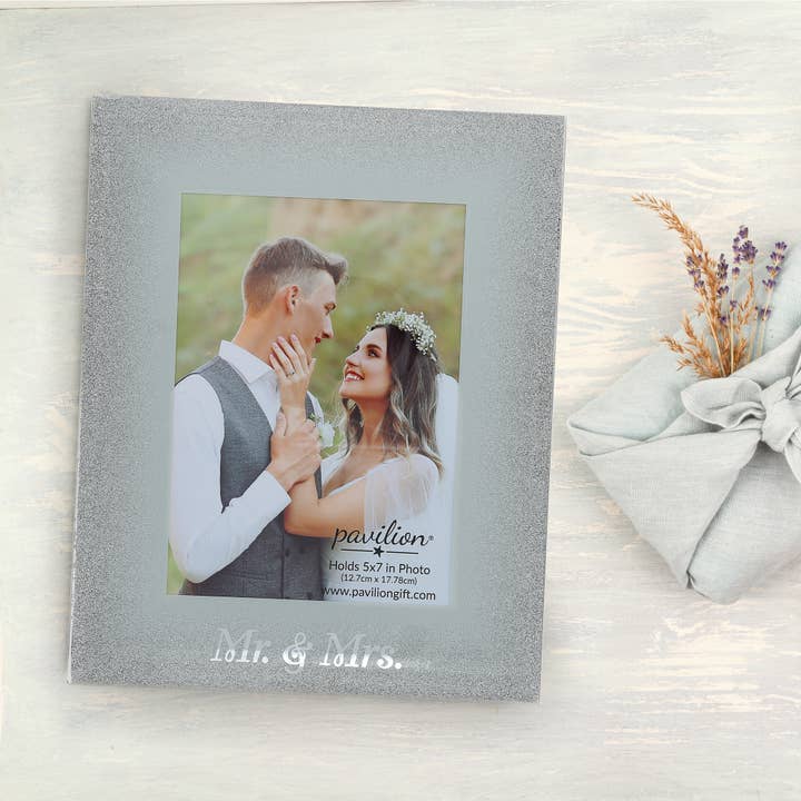 Pavilion - Wholesale Picture Frame - Mr. & Mrs. - 8" x 10" Frame (Holds 5"x 7" Photo)3