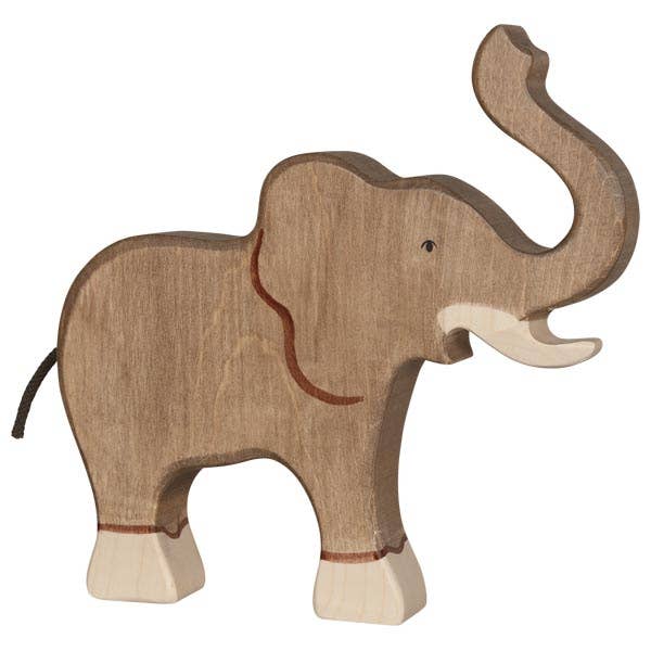 Elephant, trunk raised for wholesale by Goki Australia