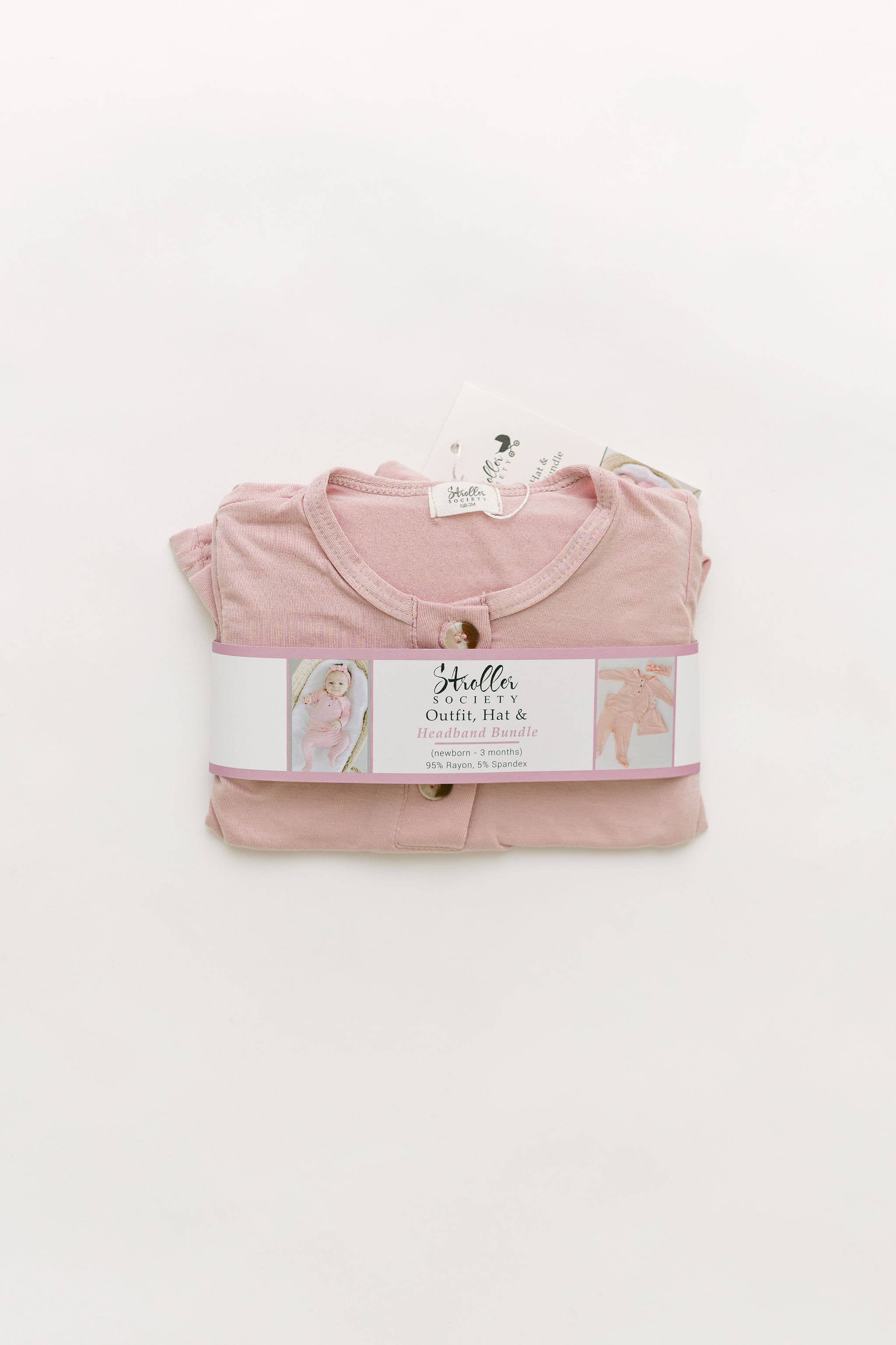 Stroller Society - Wholesale Clothing Set - Baby - Top & Bottom Baby Clothing Outfit - Dusty Rose9