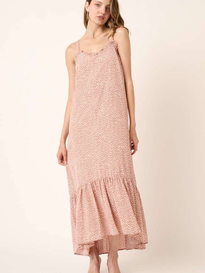 J42629-MINI LEOPARD PRINT MAXI TANK DRESS for wholesale by mittoshop