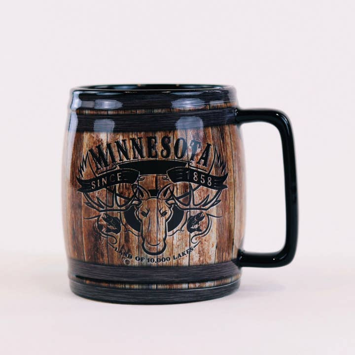Love From USA - Wholesale Coffee Mug - Minnesota Barrel 16oz Mug1