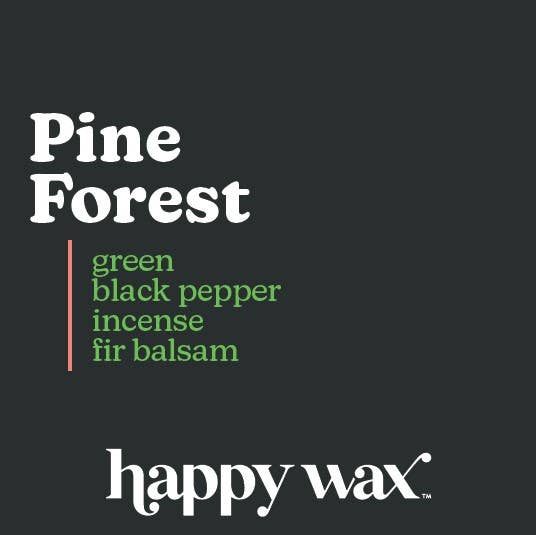 Happy Wax - Wholesale Wax Melt - Pine Forest Wax Melts - Sample Pouch (2 oz)2