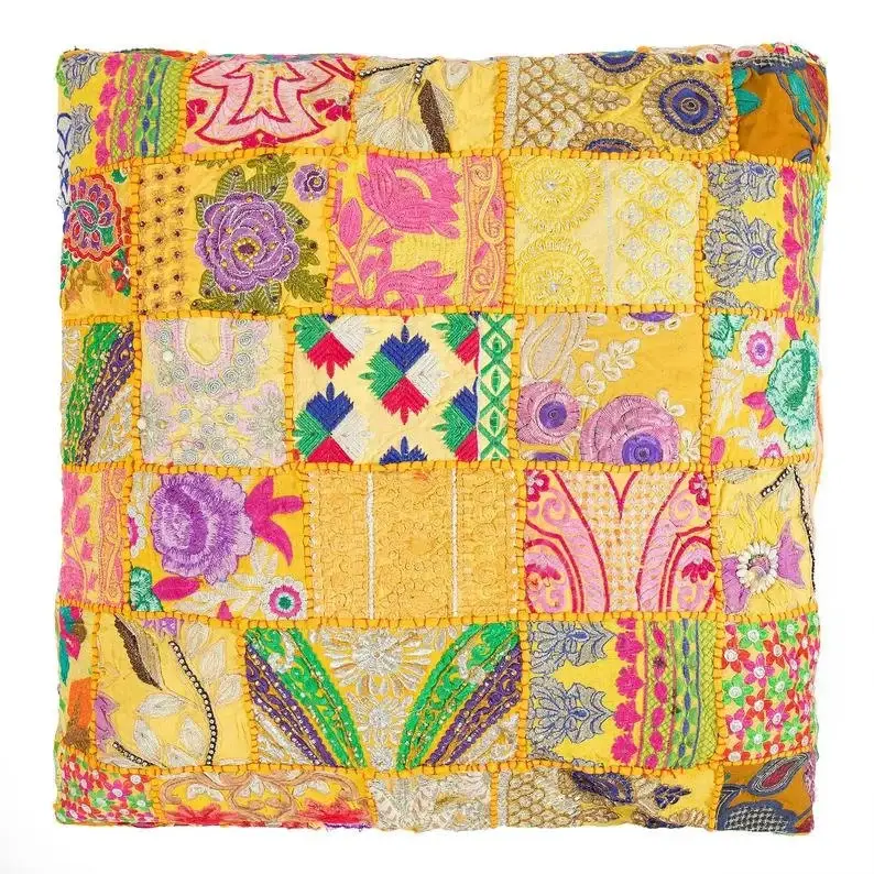 GYPSY STUDIO – wholesale Golvkudde – Bohemiska golvkuddar dekorativ kuddfodral sari stor1