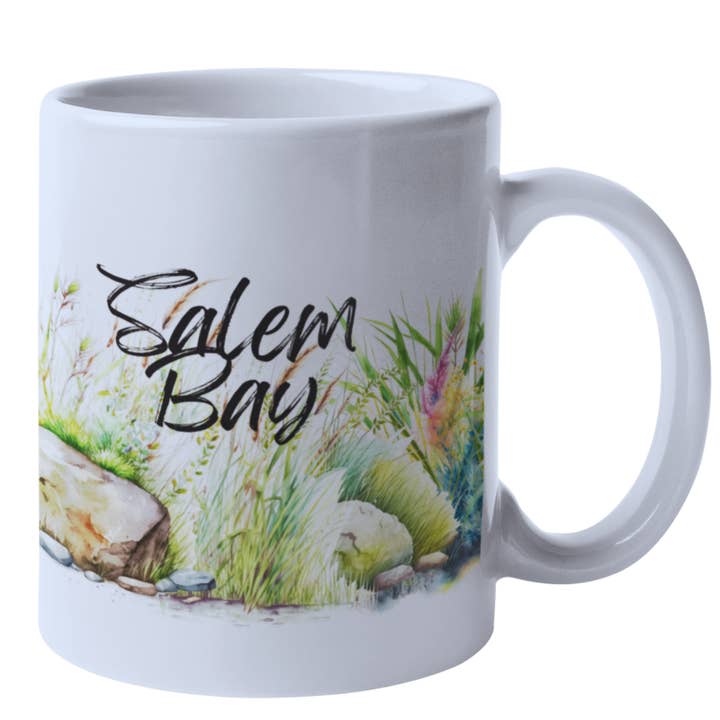 Caneca de Café Coastal “Salem Bay” 11 oz por atacado de Eye of Toad, LLC