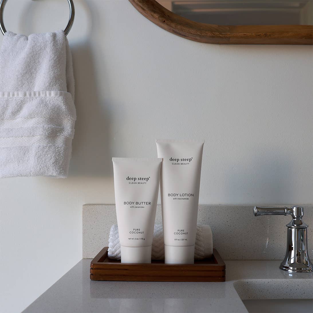 Deep Steep Clean Beauty - Wholesale Body Cream/Lotion - Body Lotion - Pure Coconut 8oz4