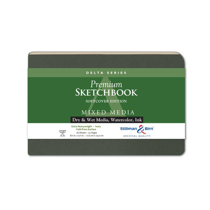 Exaclair - Wholesale Sketchbook/Sketchpad - Stillman & Birn Mixed Media Journal - Delta Series - Ivory