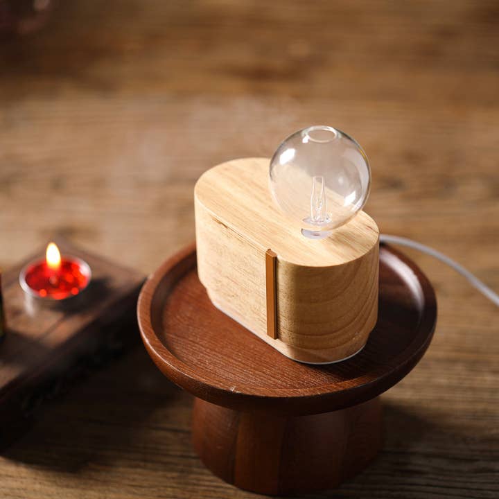 Amrita Court Essential Oils and Aromatic Homeware - Wholesale Electronic diffuser - Mini Orb Waterless Aroma Diffuser | Solid Wood No Plastics