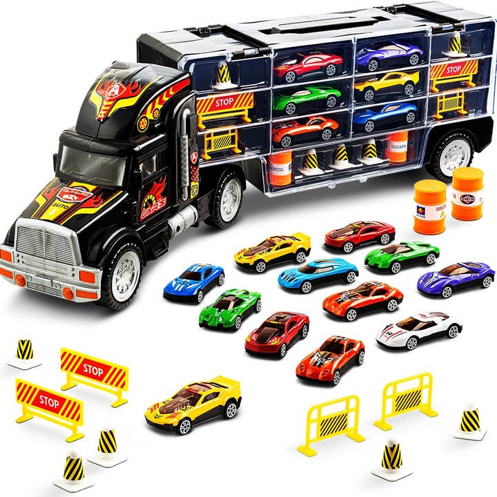 ToyVelt | Transport Truck Toy | 12 Pieces for wholesale by ToyVelt