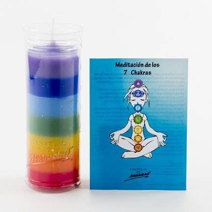 Las Velas de Mariano - Wholesale Novelty Candle - 7 CHAKRAS PRAYER CANDLE0