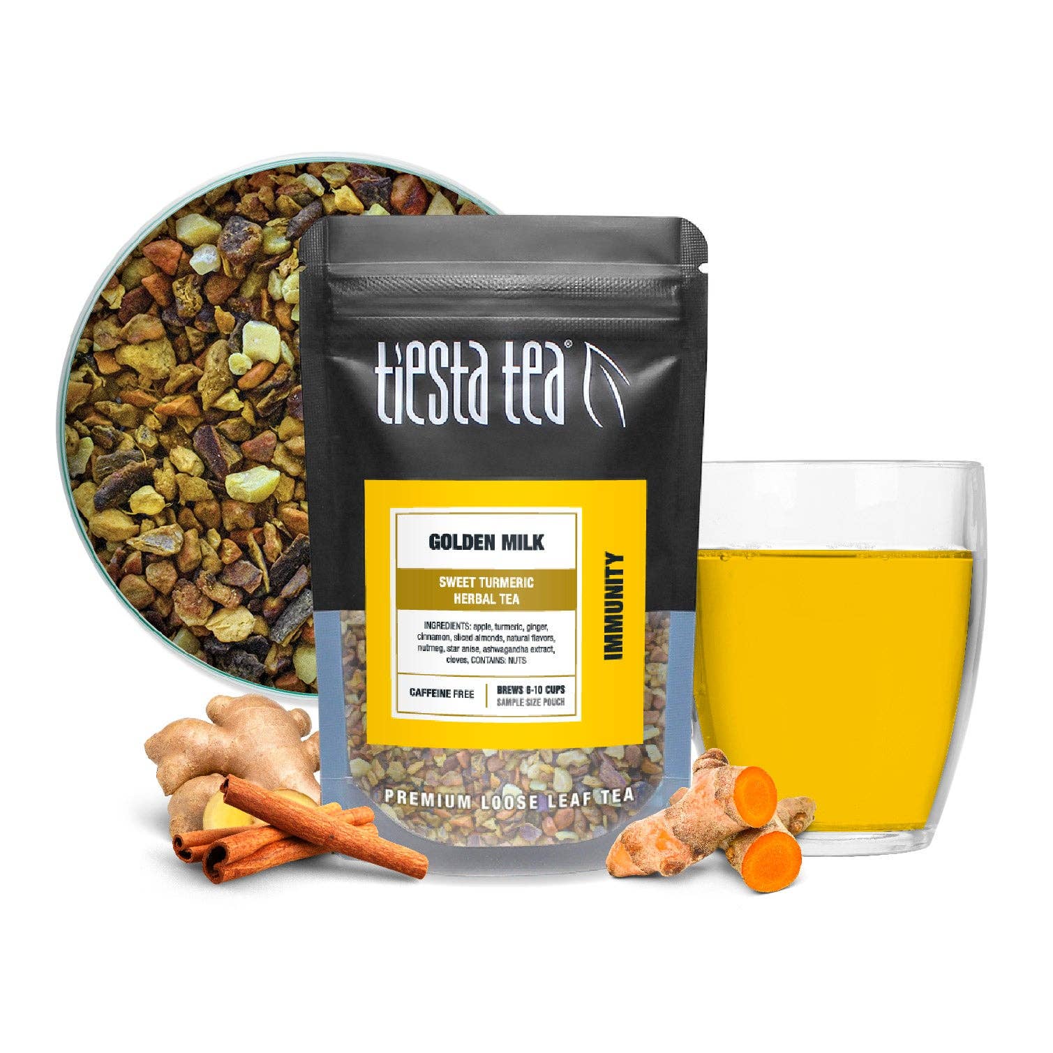 Tiesta Tea Company (loose leaf teas & accessories) - Wholesale Loose Tea - Golden Milk - Sweet Turmeric Herbal Tea22