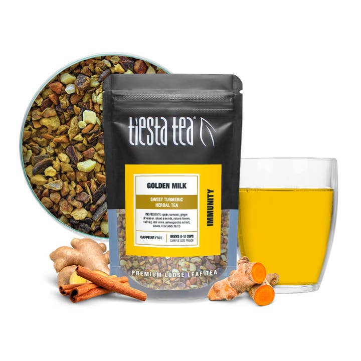 Tiesta Tea Company (loose leaf teas & accessories) - Wholesale Loose Tea - Golden Milk - Sweet Turmeric Herbal Tea22