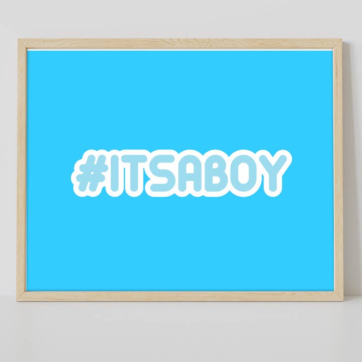 Star Editions – wholesale Art print – Hashtag Itsaboy - 11X14” Premium Art Print1