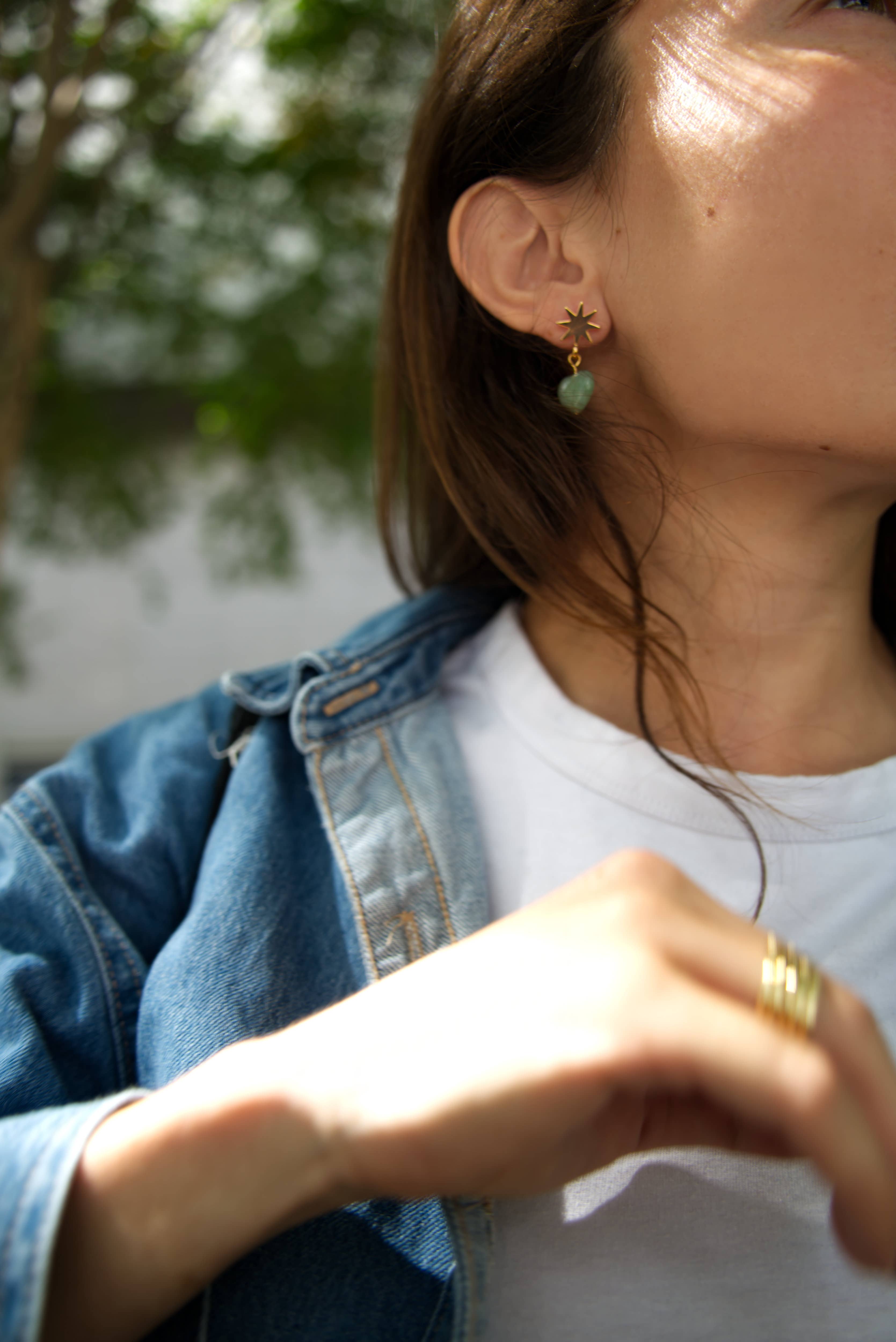 VUE by SEK - Wholesale Band/Stacked Ring - gold echo ring stack7