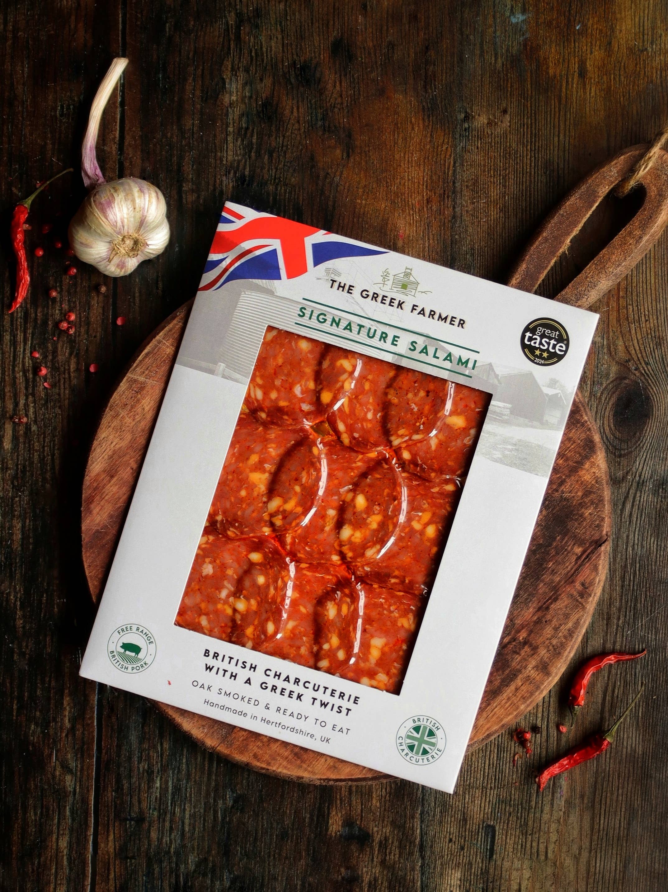 The Greek Farmer – wholesale Salami – British Signature Salami 1