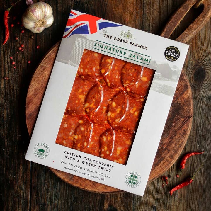The Greek Farmer ā wholesale Salami ā British Signature SalamiĀ 1