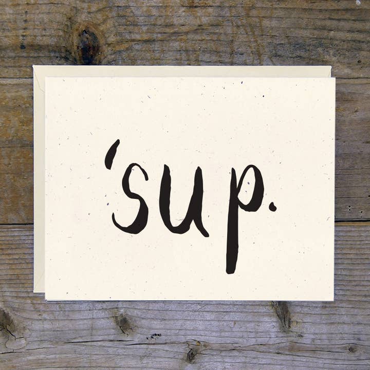 Sup handgjorda vardagliga gratulationskort för wholesale av Troy Cloth & Paper