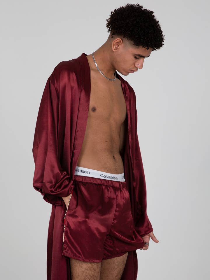 Men’s Satin Shorts for wholesale by AKINSANYA