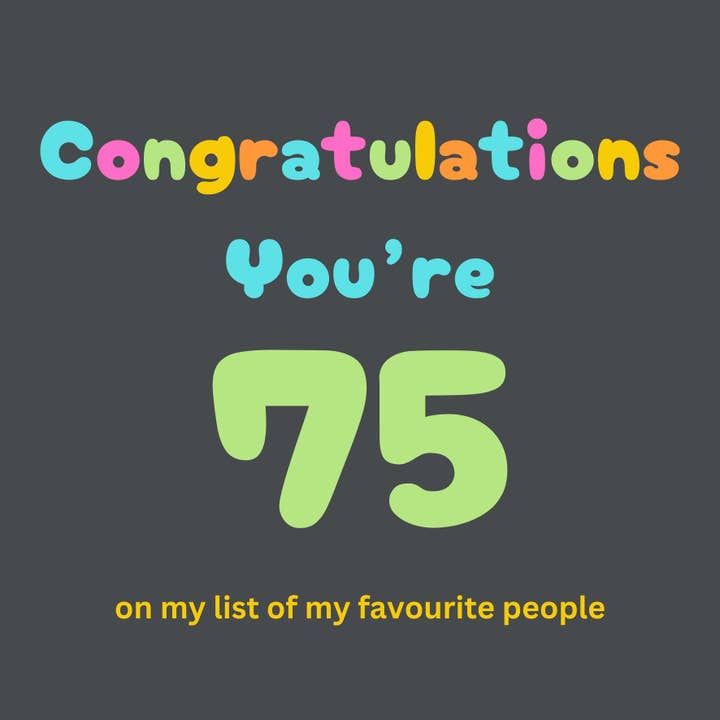 75 Card by Maybugs Designs for wholesale by Maybugs Designs