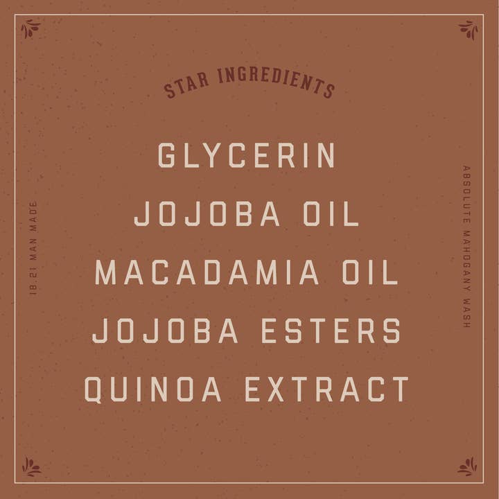 18.21 Man Made - Wholesale 2-in-1 Shampoo & Body Wash - Men's - Absolute Mahogany Man Made Wash6