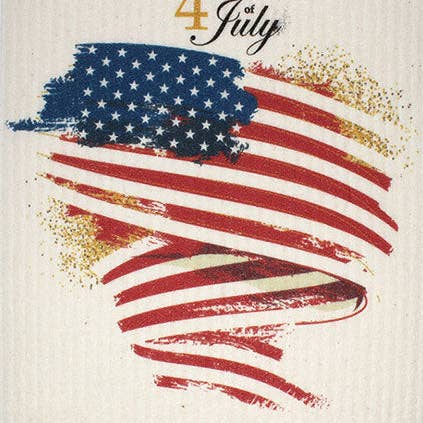 🌎 Pano de prato sueco 4 de julho por atacado de SWEDEdishcloths