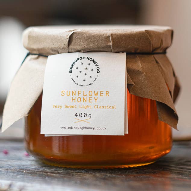 Sunflower Honey for wholesale by Edinburgh Honey Co
