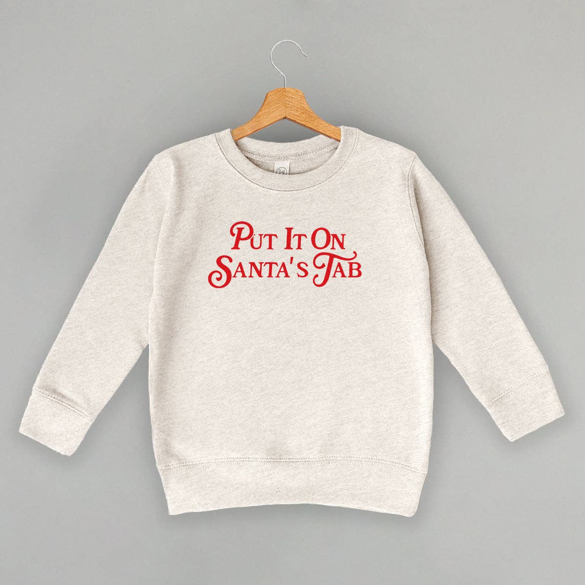Ivy + Cloth - Wholesale Screen Printed T-Shirt - Kids - Put It On Santa's Tab (Kids)3