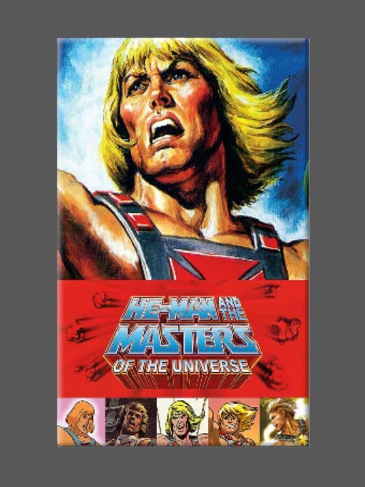 L'UOMO, Magnete, Bottone, Specchio, I PADRONI DELL'UNIVERSO per la vendita all'ingrosso da parte di Ba Ba Buttons