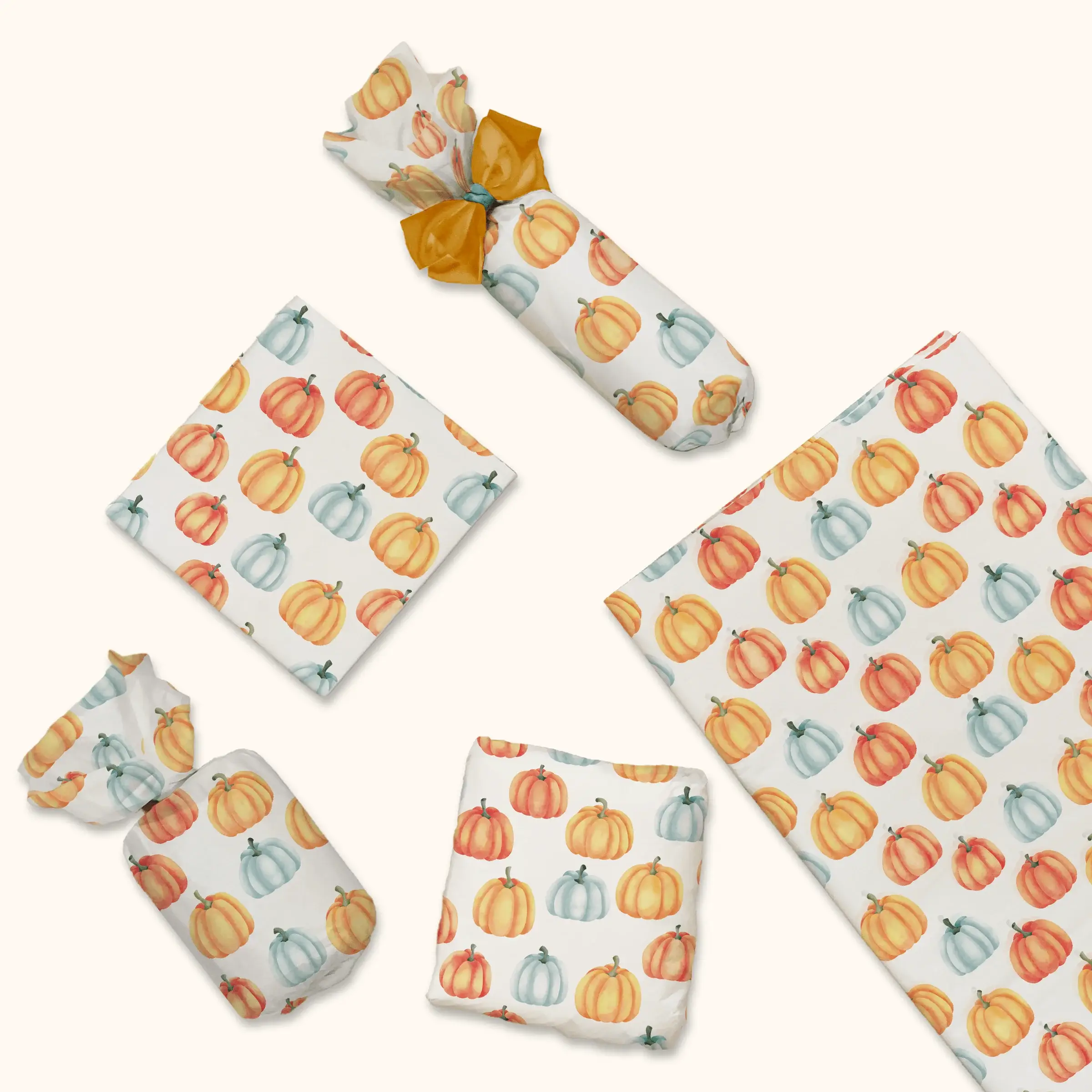 Eleven Fashion - Wholesale Tissue Paper - Pumpkin Designer Printed Tissue Paper for Gift Bags1