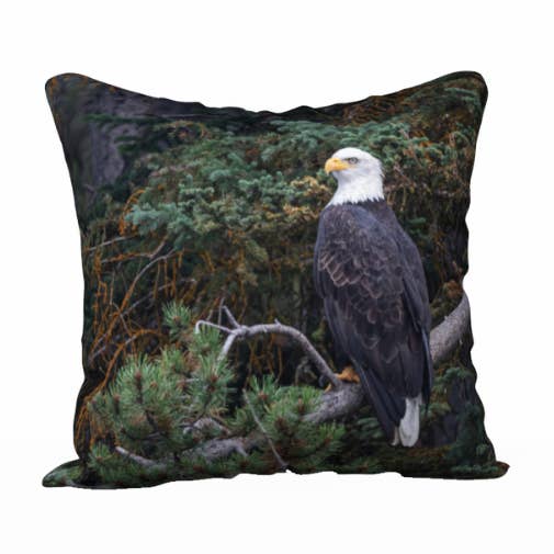 „The Sentinel“ Bald Eagle Pudebetræk for engroshandel hos Back to Nature Apparel