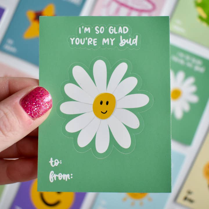 So Glad You're My Bud Sticker GramĀ® for wholesale by Kyn You Believe It