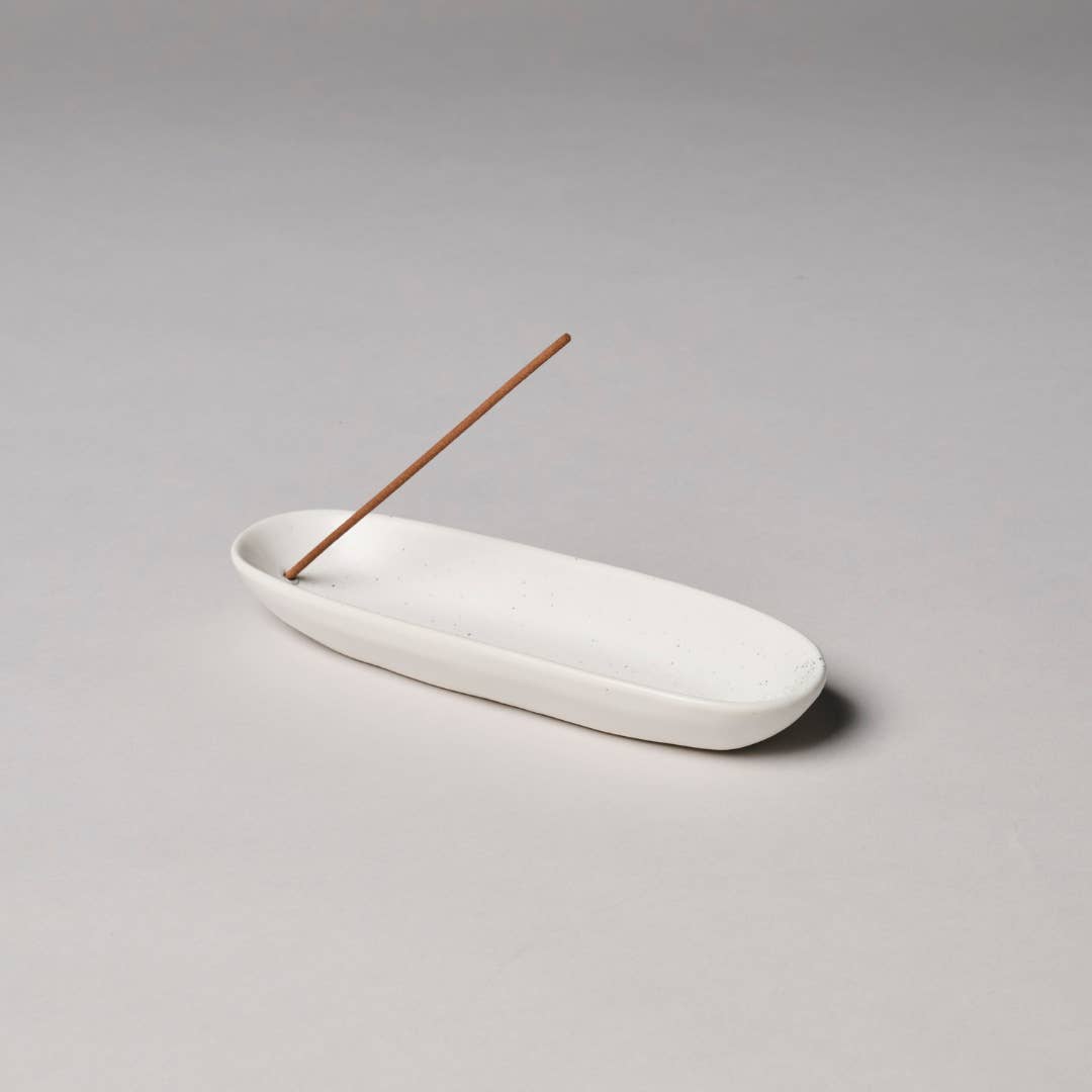 Gentle Habits - Wholesale Incense holder - The Collector Ceramic Holder - White