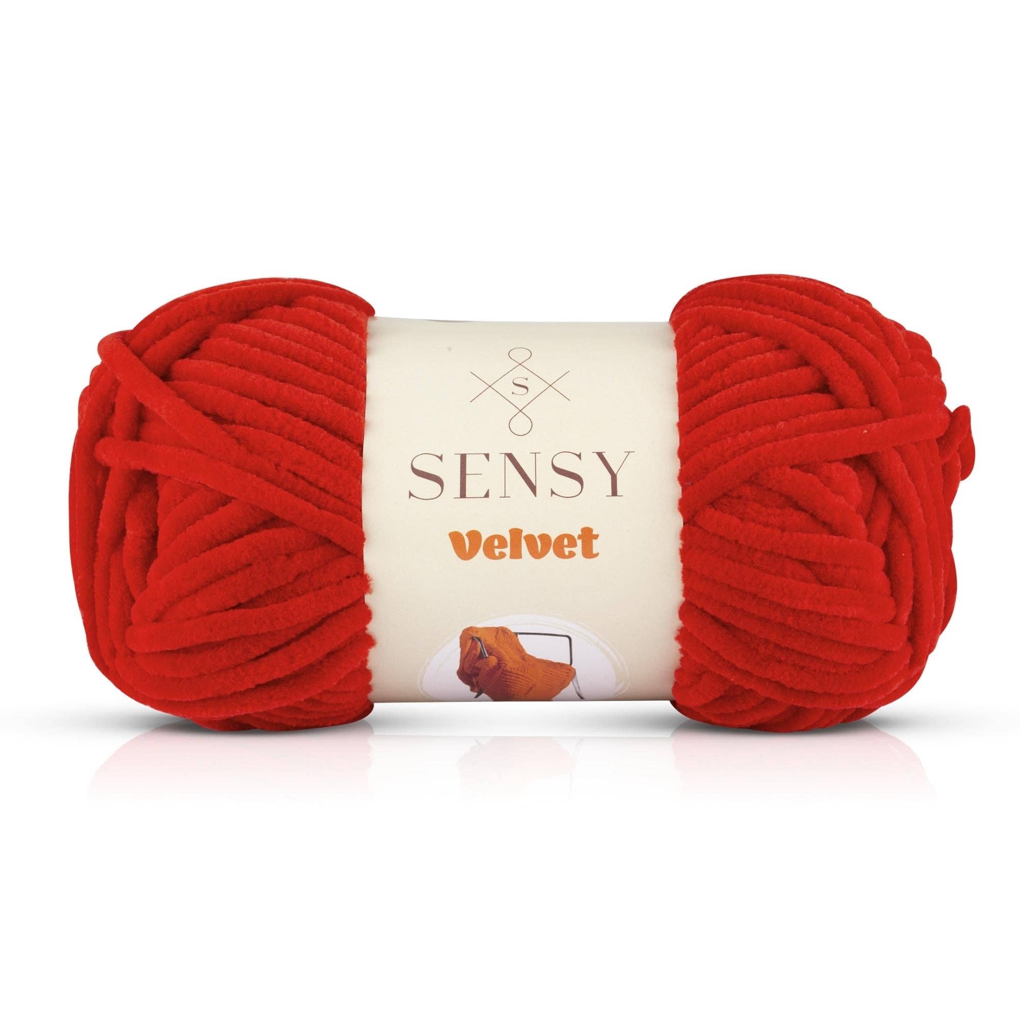 Sensy - Wholesale Yarn - Sensy Velvet Yarn, Blanket Yarn, 3.5 oz, 132 Yards, Gauge 5 Bulky22