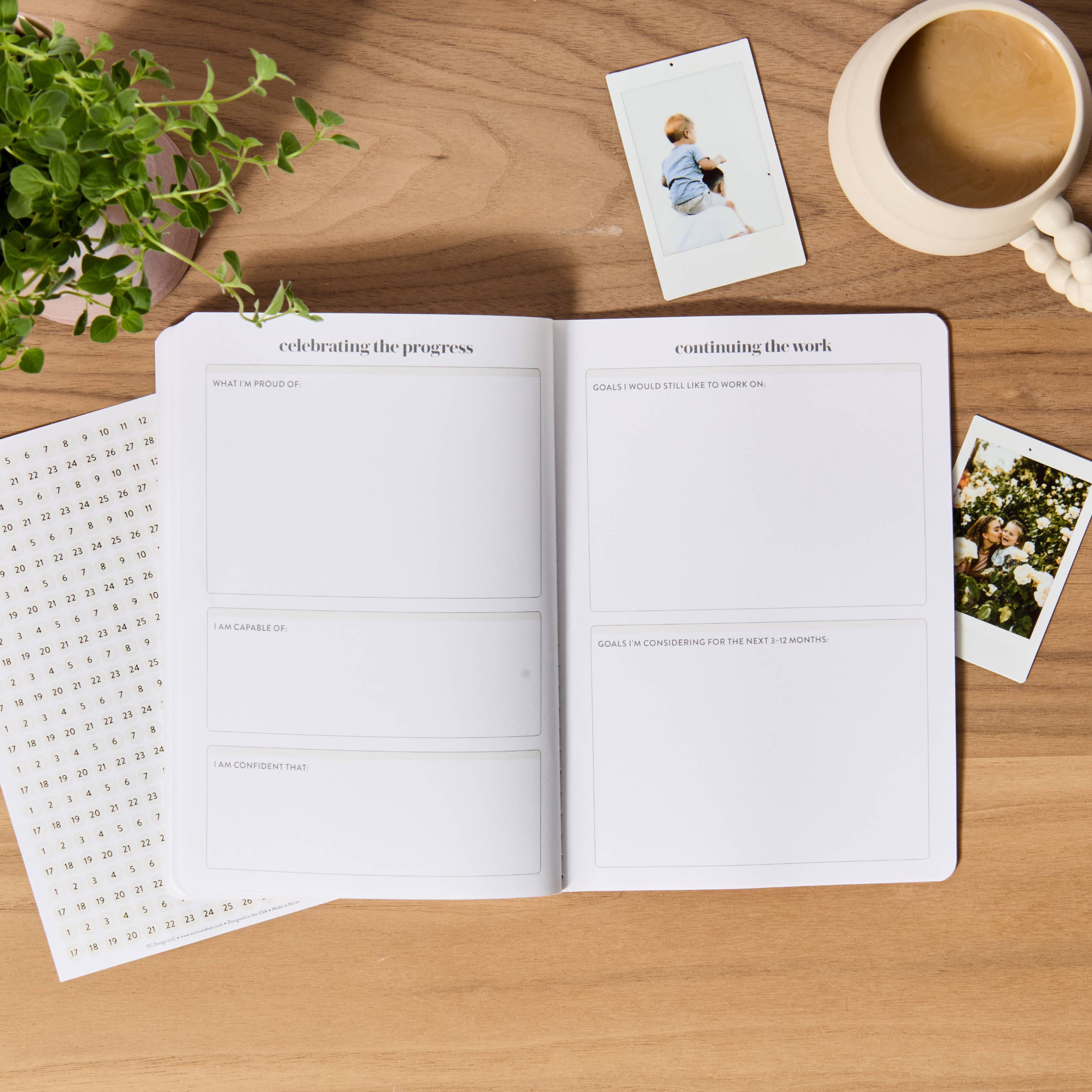 Erin Condren Design - Vente Journal intime - Agenda Petite Année en Aperçu - Forme d'Onde7