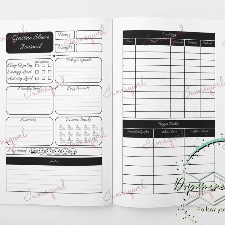 Dopamine Creations - Wholesale Journal/Diary - Gastric Sleeve Journal Paperback3