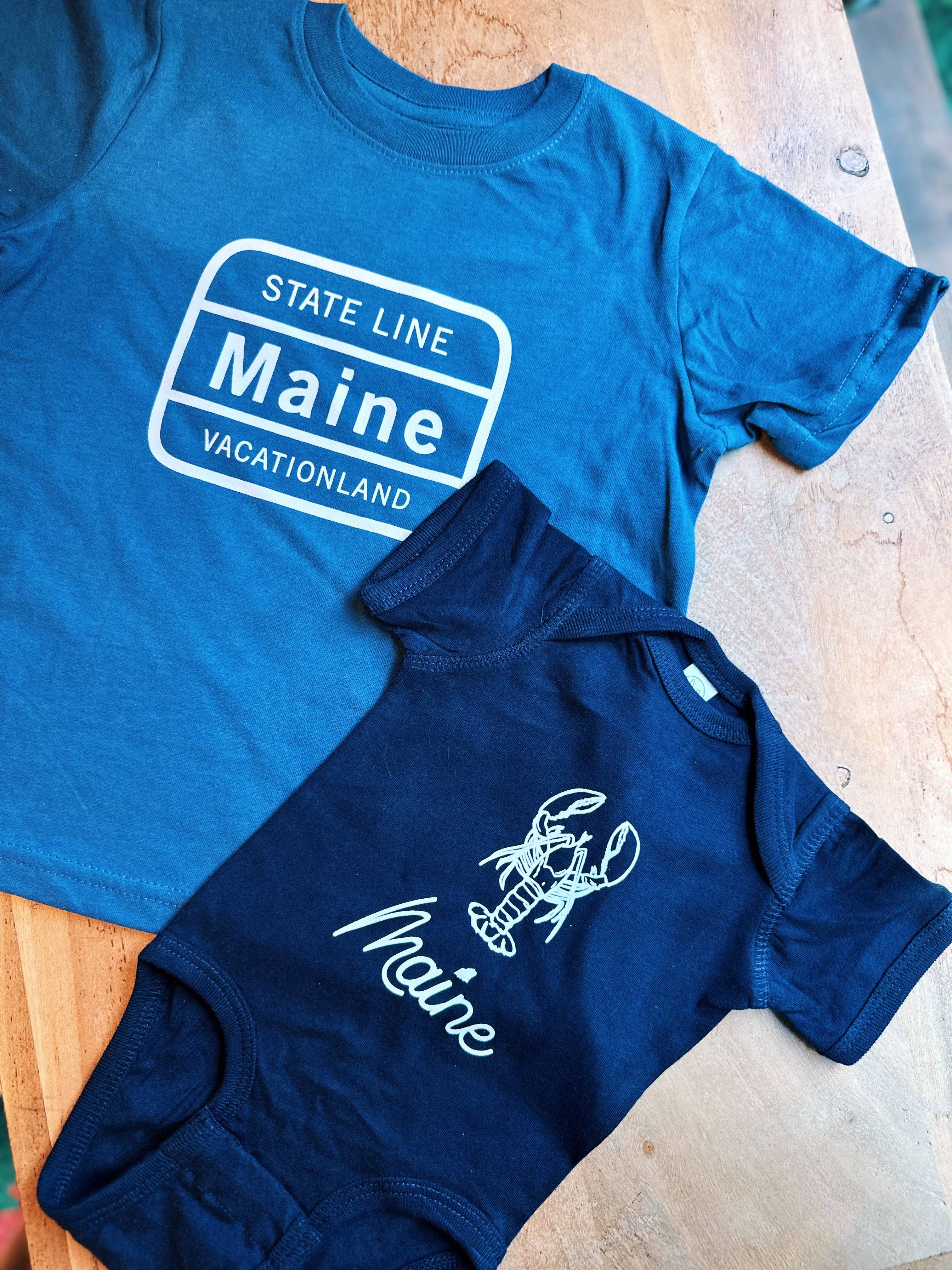 Reclaimed Maine Co. - Wholesale Bodysuit (Non-Footed) - Baby - Maine Lobster Onesie | Coastal Baby3